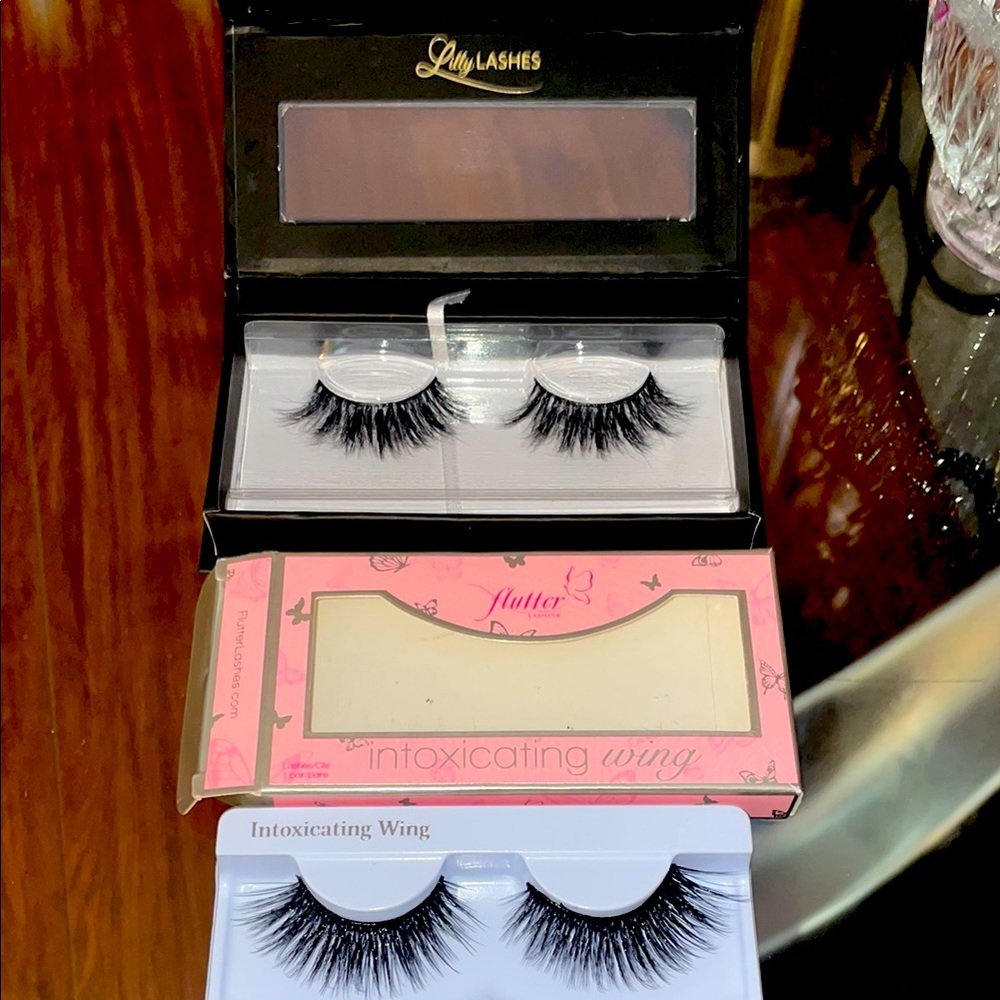 Lilly Lashes Intoxicating Wing Black False Eyelashes